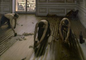 . 1875-Gustave Caillebotte-Les Raboteurs de parquet, 102 x 146,5cm. Musée d'Orsay, París