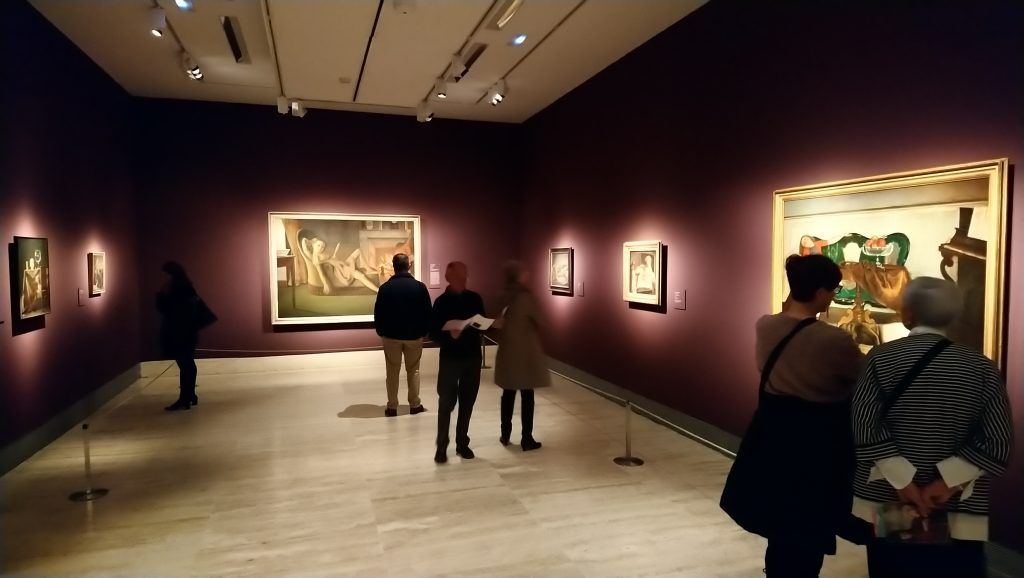 Sala de la exposición de Balthus en el Thyssen 