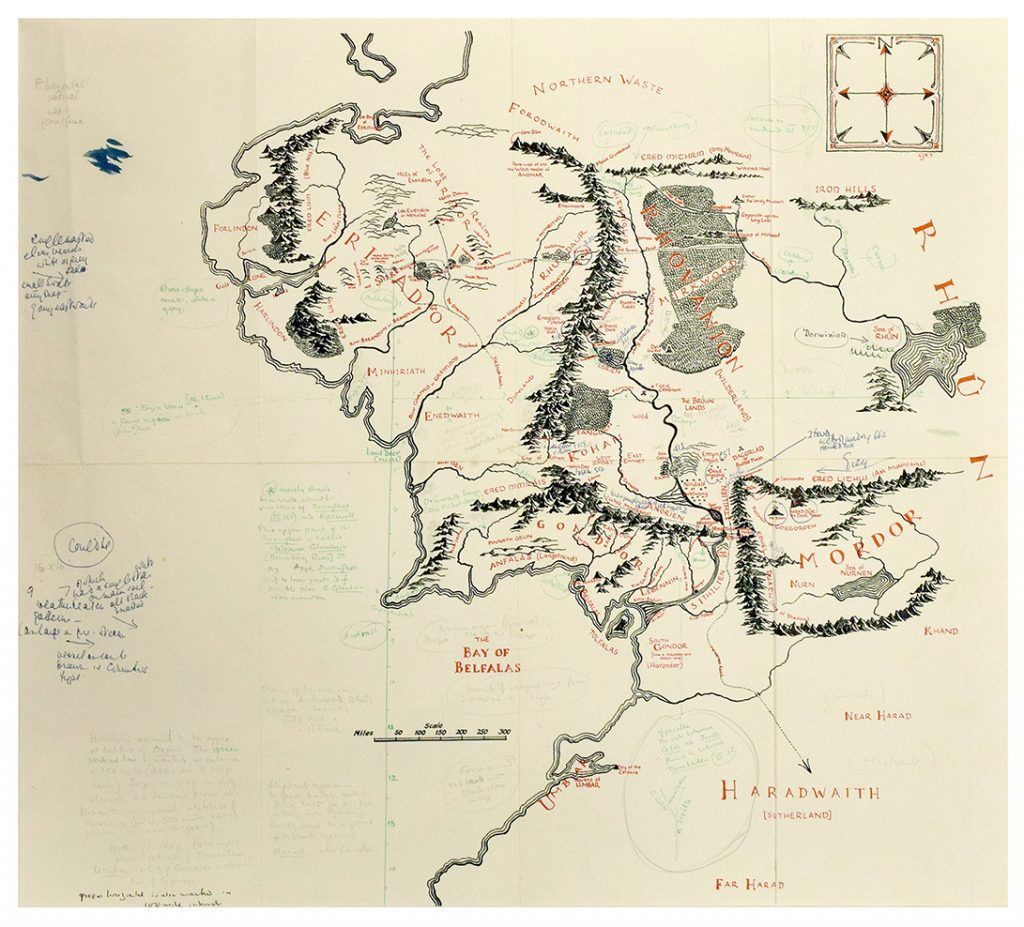 Mapa de la Tierra Media