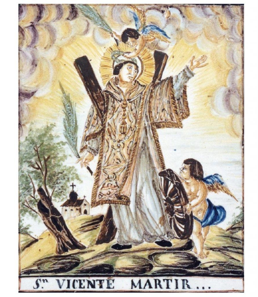 Iconografía cristiana-San vicente 