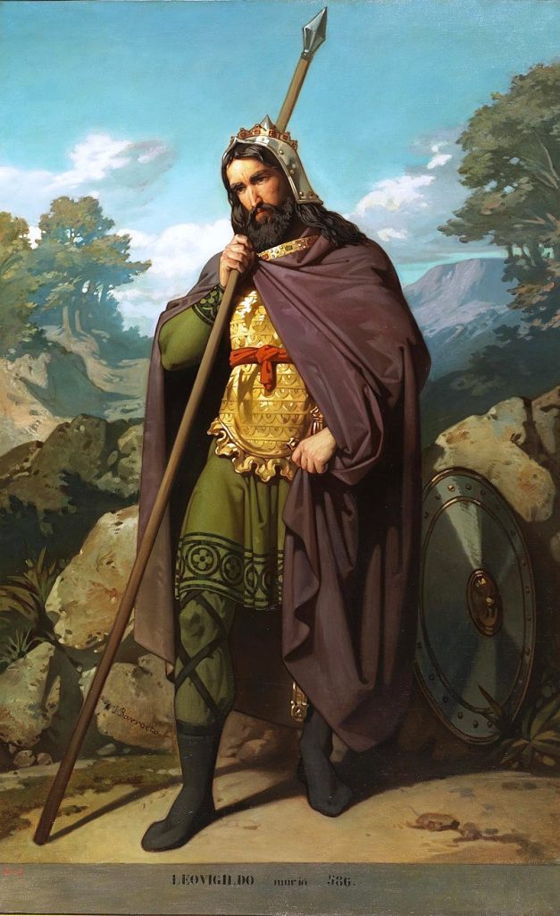 Retrato imaginario del rey Leovigildo, de Juan de Barroeta. Ca. 1854-1855. (Museo del Prado).